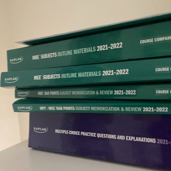 Kaplan Bar Review Books for 2021-2022 - Picture 1 of 1